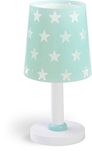 Dalber Lámpara Infantil de Mesita Estrellas Stars Verde E14