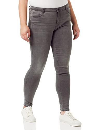 Only Onlroyal Reg Skinny Fit Jeans, Dark Grey Denim, L / 32L para Mujer