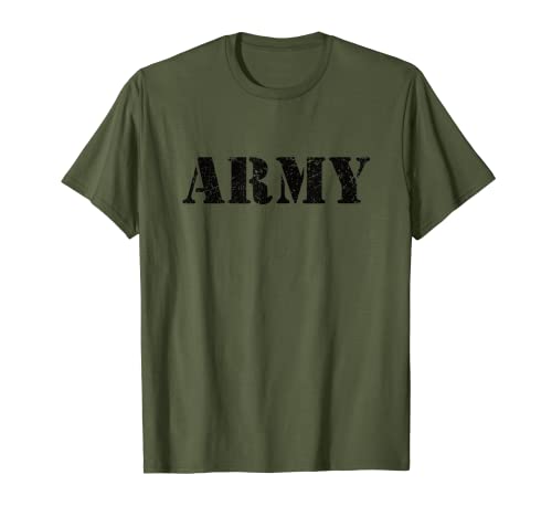 Army T-Shirt | Fuerzas Armadas y Ejercito | Verde Militar Camiseta