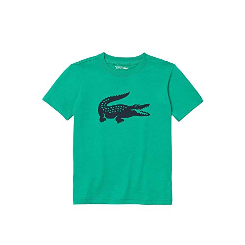Lacoste Sport TJ2910 Camiseta, Vert (Palmier/Marine), 10 ans para Niñas