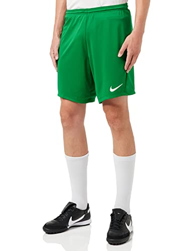 Nike M NK Dry Park III Short Nb K - Pantalones Cortos de Deporte, Hombre, Verde (Pine Green/ White),...