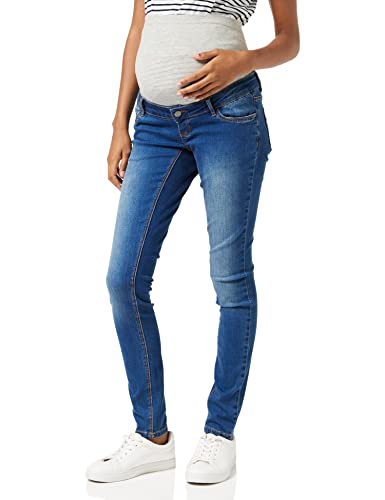 MAMALICIOUS Mllola Slim Jeans Noos B. Pantalones premamá, Azul (Blue Denim), W28/L34 (Talla del...