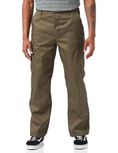 Brandit US Ranger - Pantalón de camuflaje verde Olivoa, 7XL