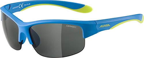Alpina Flexx Youth HR - Gafas de deporte para niños, color azul y verde lima