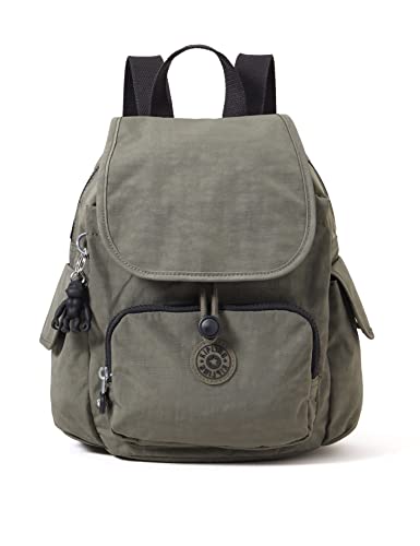Kipling City Pack Mini, Backpacks para Mujer, Moss Verde, 14x27x29 cm (LxWxH)