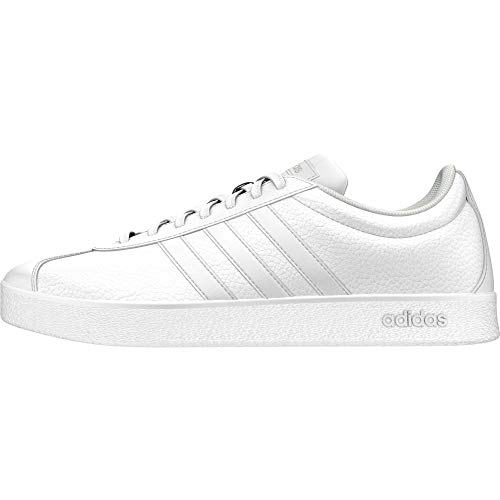 Adidas VL Court 2.0, Sneaker Mujer, Footwear White/Footwear White/Cyber Metallic, 40 2/3 EU