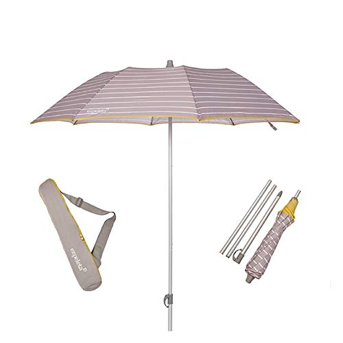 EZPELETA Sombrilla terraza. Parasol/Sombrilla de playa.Paraguas sol ligero y plegable de aluminio....