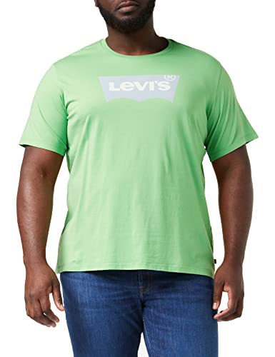 Levi's Graphic Crewneck tee BW SSNL PEPP Camiseta, Color Verde Menta, L para Hombre
