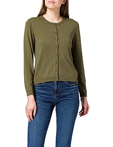 United Colors of Benetton Chaqueta M/L 102md5592 Suéter cárdigan, Verde Militar 35a, S para Mujer