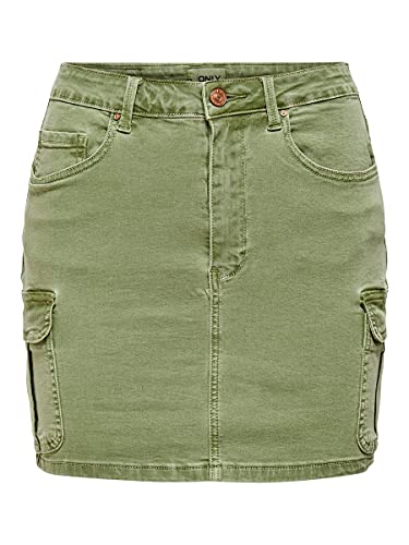 Only ONLMISSOURI Life RG Cargo Skirt PNT Noos, Oil Green, 36 para Mujer