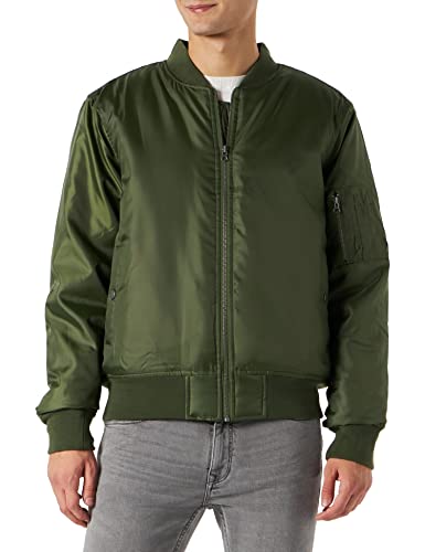 Clique Bomber Jacket Chaqueta, Verde (Verde Militar), XXL para Hombre