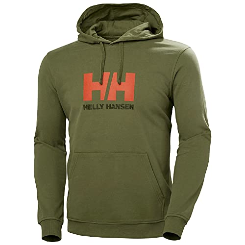 Helly Hansen HH Logo - Jersey para Hombre, Color Terreno Verde, Talla L