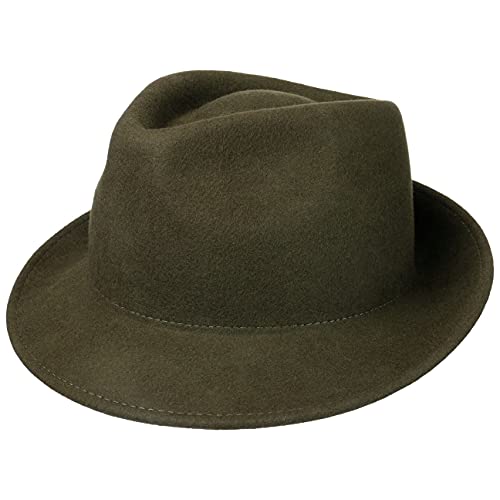 LIPODO Trilby Sombrero de Fieltro para Mujer/Hombre - Sombrero de Hombre Fabricado en Italia -...