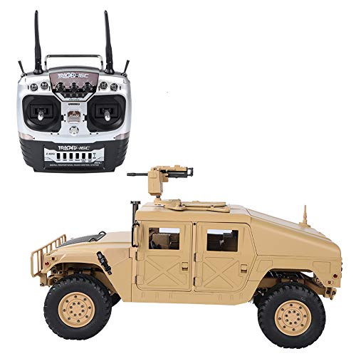 Vehículos Militares 2.4G 4WD, Juguete de Coche Modelo de Control Remoto de 30 km/h Compatible para...