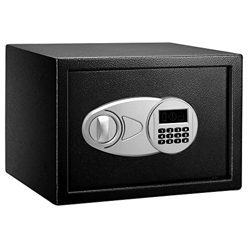 Amazon Basics - Caja fuerte (14L), color negro