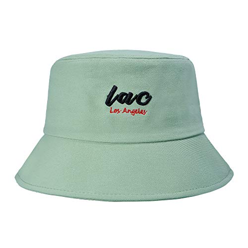 ZLYC Unisex moda única bordado cubo sombrero verano pescador Cap para hombres mujeres adolescentes,...