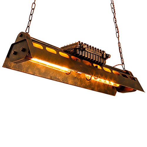 KJLARS Lámpara de Techo Vintage Lámparas de araña Luces E27 Bombilla, lámpara de estilo...