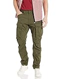 G-STAR RAW Rovic Zip 3D Tapered Pantalones, Verde (Dk Bronze Green 5126-6059),...