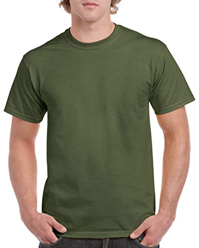 Gildan - Camiseta básica de manga corta Modelo Heavy Cotton para hombre - 100% algodón gordo...
