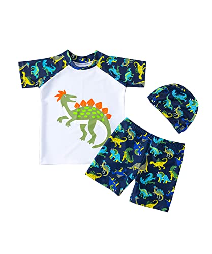 Bañador Niño 2 a 10 Años - Shorts de Baño, Anti UV Camiseta para Niños de 2 a 10 años