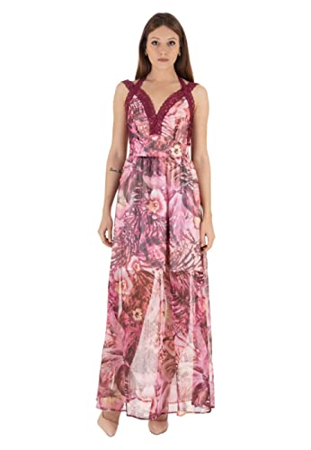 Guess Vestido de mujer Chrissy, Batik Tropical Print, L