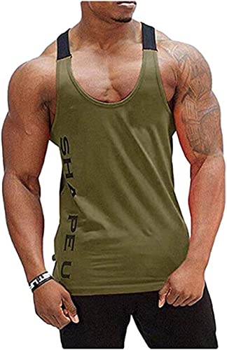 Camiseta Tirantes Hombre Gym Camisetas Camiseta sin Mangas para Hombre Tank Tops de Tirantes Hombre...