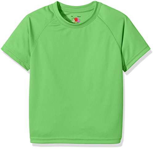 Fruit of the Loom New Kids Sport Camiseta, Verde (Lime), 12-13 Años para Niñas