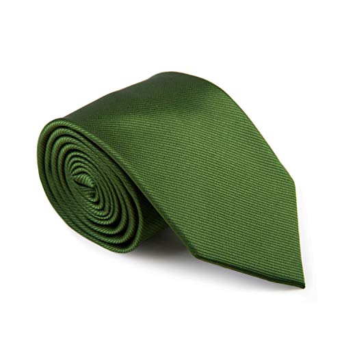 GENTSY ® Corbata Hecha a Mano para Hombre Ancho Estandar de 8 cm o Delgado 6 cm - Colores Solidos...