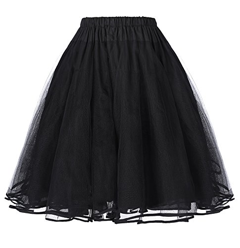 Belle Poque Retro Vintage Swing Vestido Crinoline Enagua Faldas Underskirt