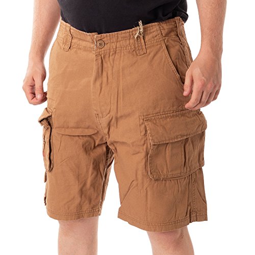 Surplus - Pantalón corto para hombre, talla XL, color beige