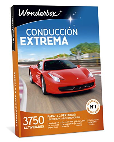 WONDERBOX Regalo -CONDUCCIÓN Extrema- 3.750 experiencias de conducción para Dos Personas