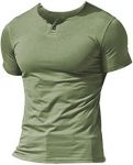 Camiseta verde militar manga corta