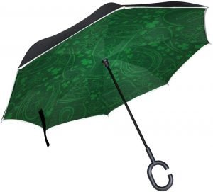 paraguas robustos en tonos verdes