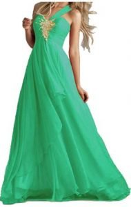 vestido de color verde novias